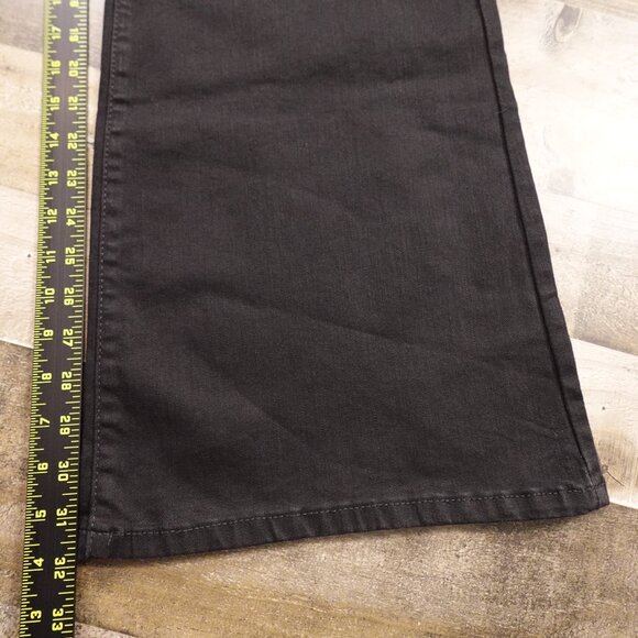 Banana Republic Slim Flare Jeans Women’s 18 Black High Rise Flared Leg - Picture 6 of 14